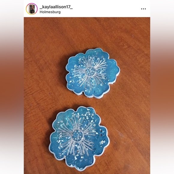 Blue Flower Coaster - Picture 1 of 1